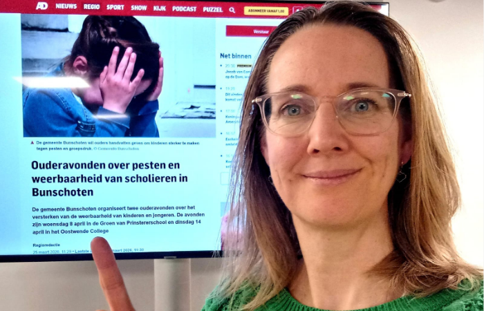 ouderavond pesten en weerbaarheid in Bunschoten